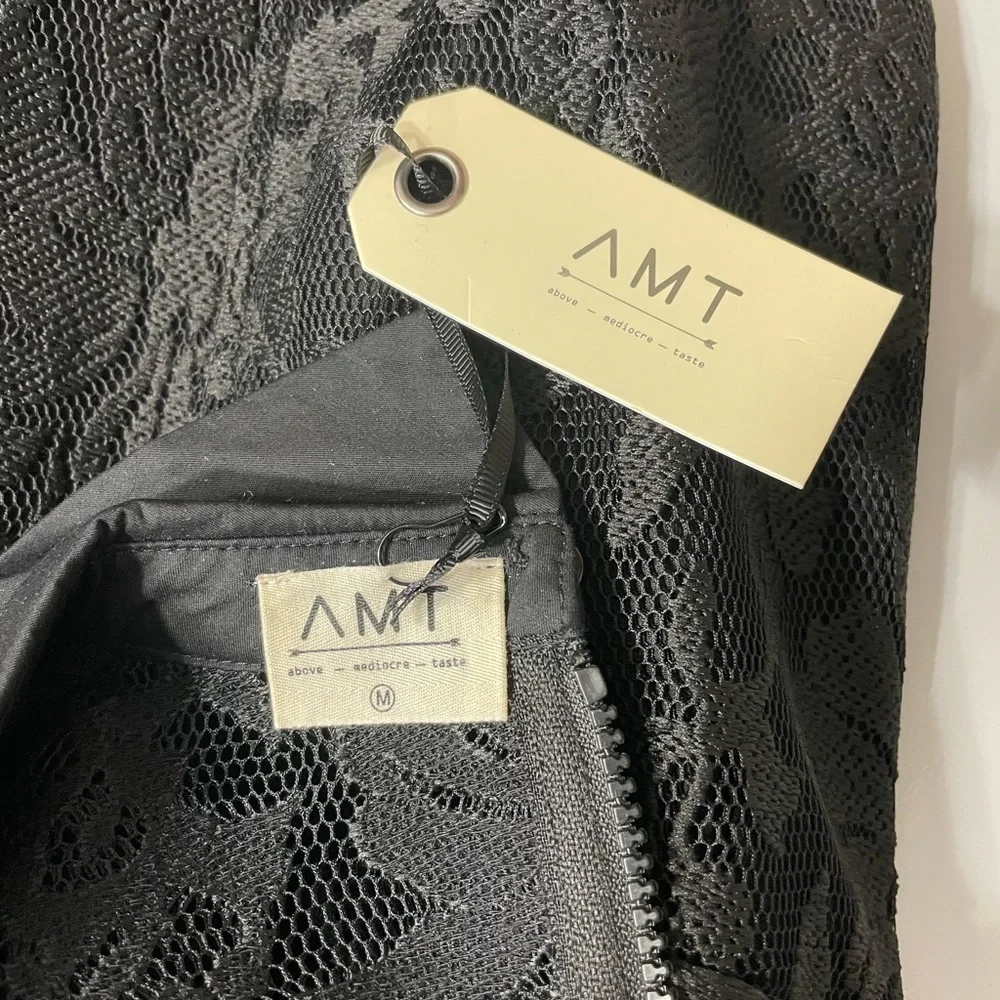 AMT Black Lace Crochet Sleeveless Dress
New - Picture 7 of 8